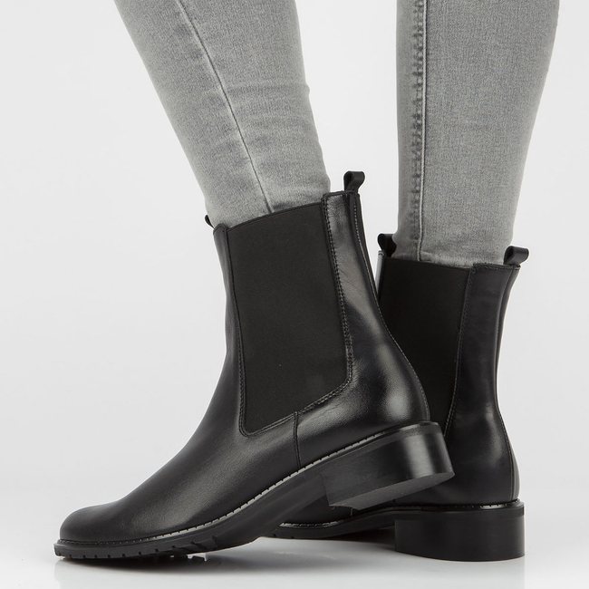 Leather daggers Filippo 5138 Black