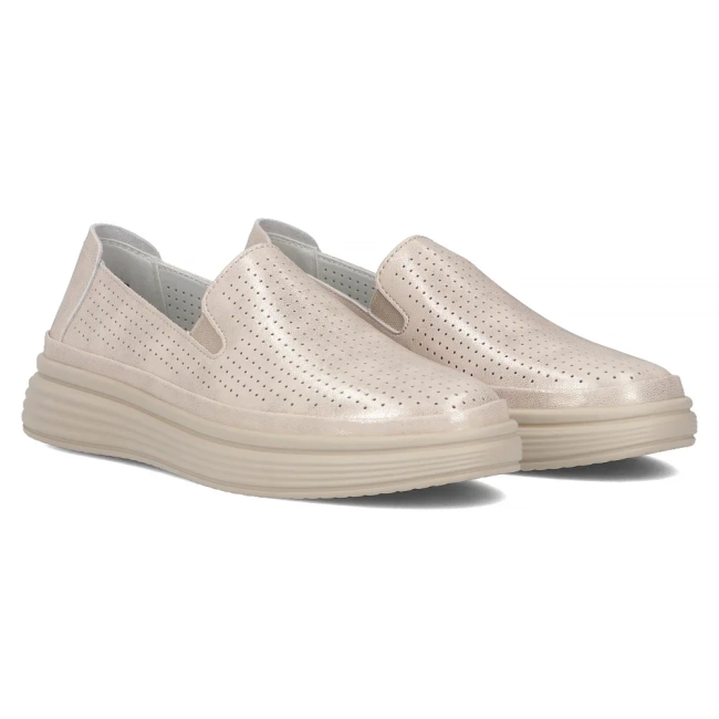 Leather shoes Filippo DP6752/25 GO gold