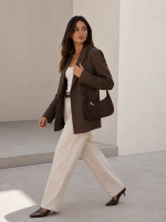 Dark brown handbag Nina