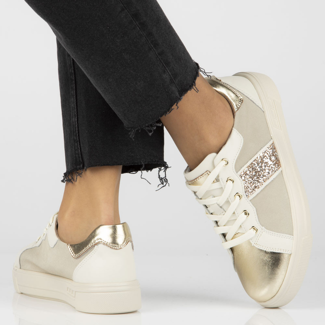 Leather shoes Filippo DP4689/23 GO gold