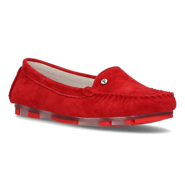 Leather loafers Filippo DP2037/21 RD red