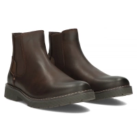 Skórzane botki Filippo MBT5004/23 BR brązowe