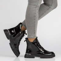 Leather boots Filippo DBT3063/21 BK black
