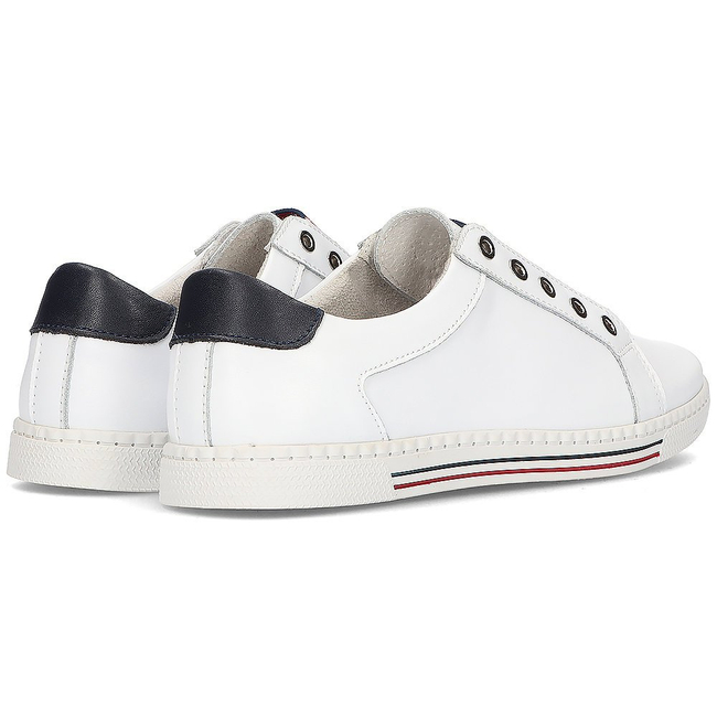Leather shoes Filippo DP2155/21 WH white