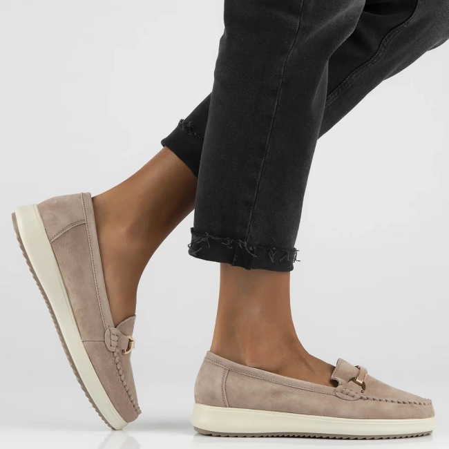 Leather loafers Filippo DP6135/25 TP taupe