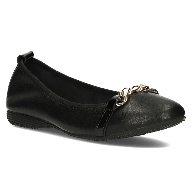 Leather ballerinas Filippo DP3709/22 BK black