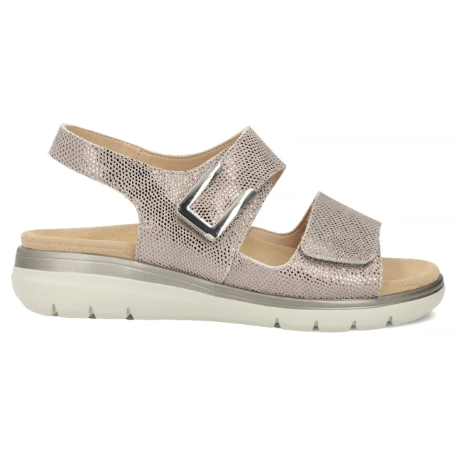 Leather sandals Filippo DS7850/26 TP beige