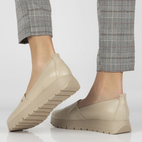Leather shoes Filippo 20132 beige
