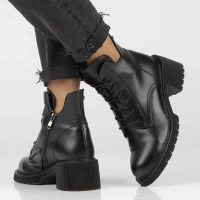 Botki na obcasie Filippo DBT4858/23 BK czarne