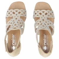 Sandals Rieker 64773-61 beige