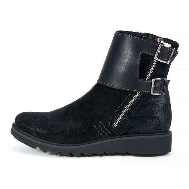 Botki Lan-Kars D409-1-WEL-1 czarny