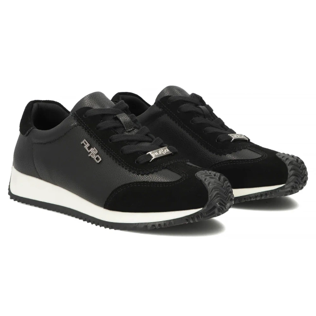 Skórzane sneakersy Filippo DP7979/26 BK czarne