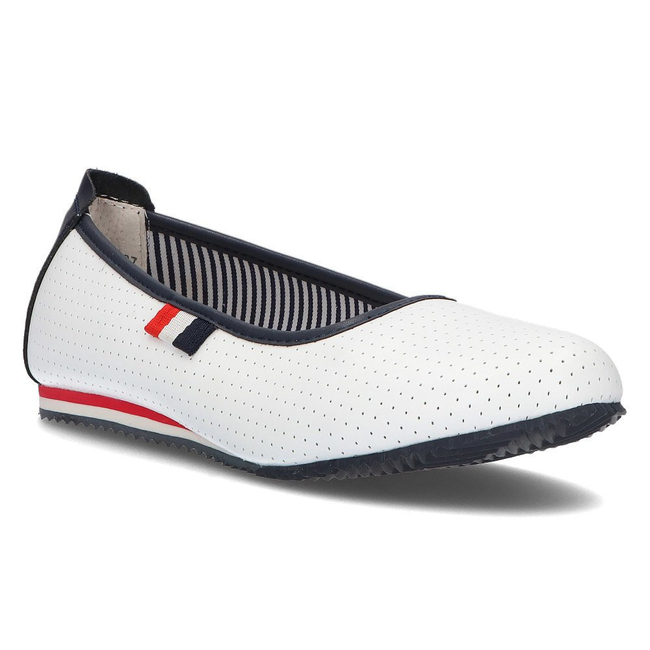 Leather ballerinas Filippo DP2171/21 WH white