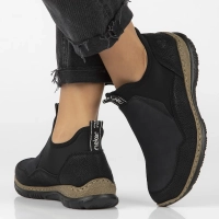 Sneakersy Rieker N3275-00 czarne