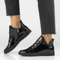 Leather ankle boots Filippo DBT3197/25 BK black