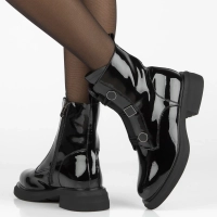 Leather ankle boots Filippo DBT7223/25 BK black