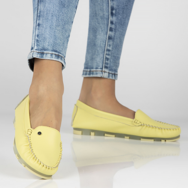 Leather loafers Filippo DP2037/23 YL LI yellow