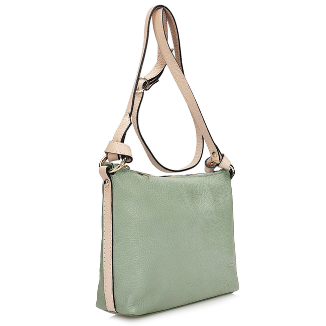 Handbag Toscanio Leather Messenger Bag F49 mint