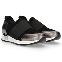Shoes Filippo 018 Black Suede/Nickel