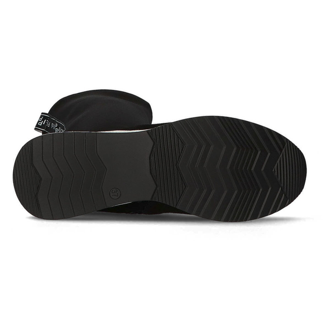 Skórzane kozaki Filippo 2805 Kaja czarne stretch