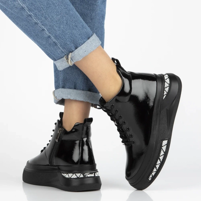 Leather ankle boots Filippo DBT7276/25 BK black