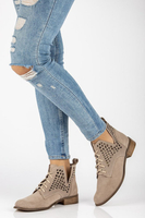 Leather ankle boots Filippo 2628 beige