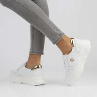 Leather Sneakers Filippo DP2138/22 WH white