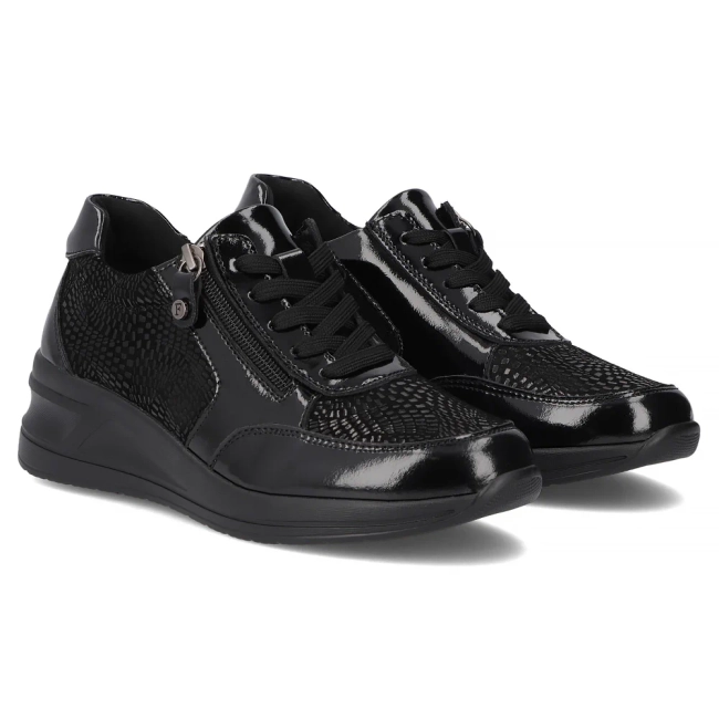Leather shoes Filippo DP6352/25 BK black
