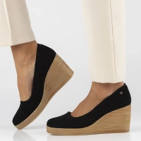 Leather shoes Filippo DP3521/24 BK SU black