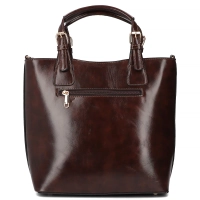 Dark brown handbag solea