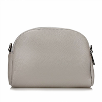 Handbag Toscanio Leather Messenger Bag A283 light grey