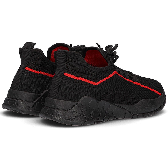 Sneakersy męskie Filippo MTN2291/21 BK RD