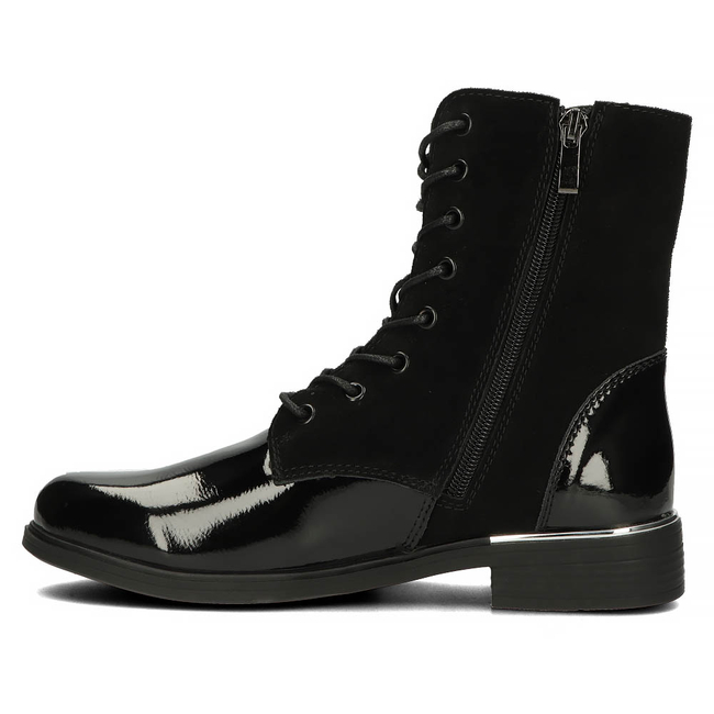 Leather ankle boots Filippo DBT3229/22 BK black