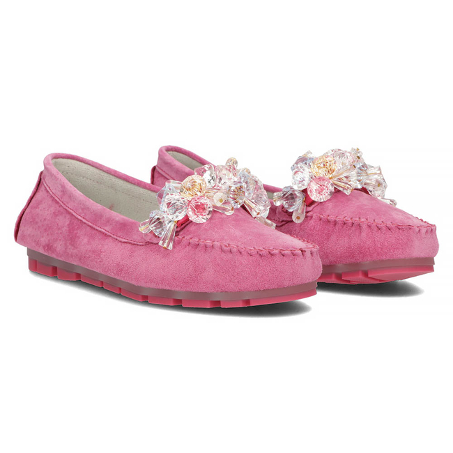 Leather loafers Filippo DP4549/22 FH pink