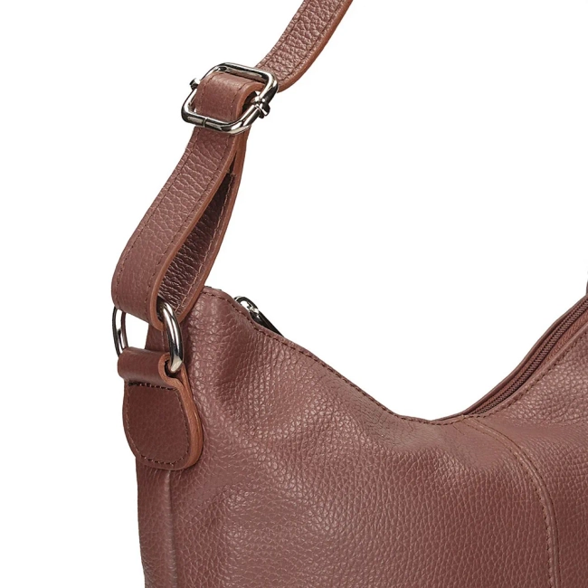 Leather handbag Toscanio 16176 brown