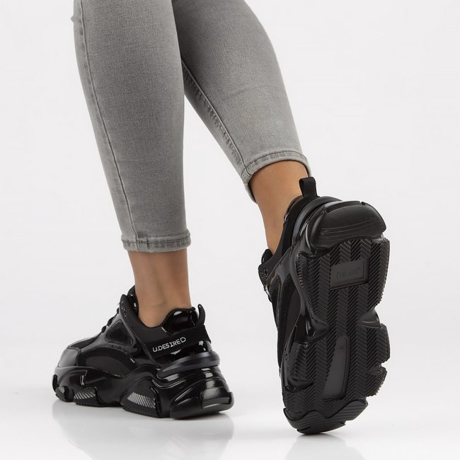 Skórzane Sneakersy Filippo BJ1848-SP czarne