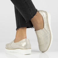 Leather shoes Filippo DP1325/23 GO gold