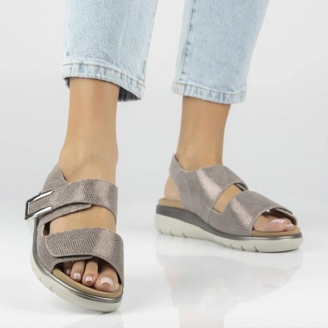 Leather sandals Filippo DS7850/26 TP beige