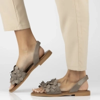 Leather sandals Filippo 40425 taupe