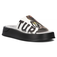 Leather flip-flops Filippo DK6158/25 WH white