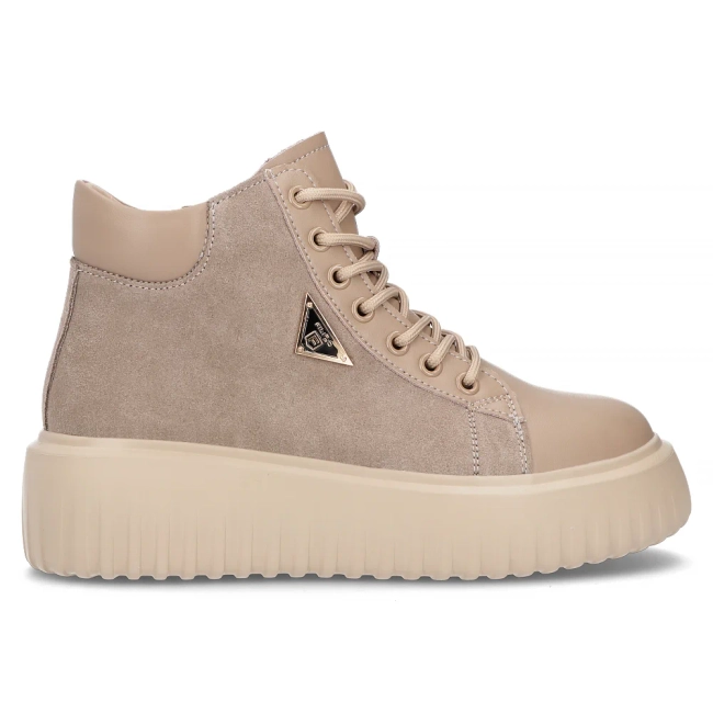 Leather ankle boots DBT6460/24 BE beige