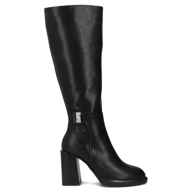 Leather boots Filippo DKZ8011/26 BK black