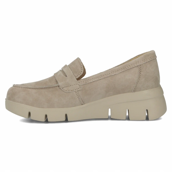 Leather shoes DP6248/24 BE beige