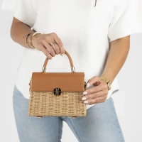 Brown briefcase bag grace