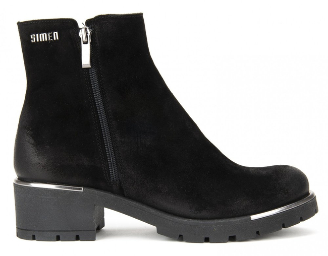 Ankle boots Simen 1597A Black Velor