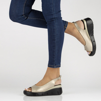 Leather sandals Filippo DS3595/22 GO gold