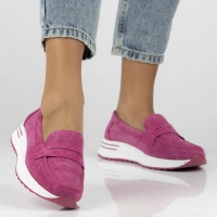 Leather shoes Filippo DP6750/25 FH pink