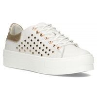 Skórzane półbuty FILIPPO DP3531/22 WH białe