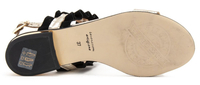 Sandals Filippo 500 Black/Gold