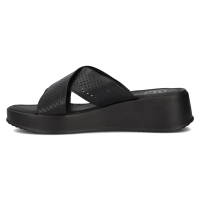 Leather flip-flops Filippo DK6066/24 BK black